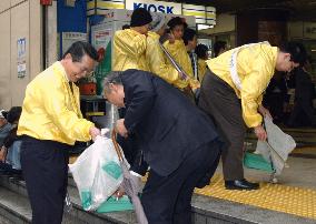 Street smokers in central Tokyo to face 2,000 yen fine